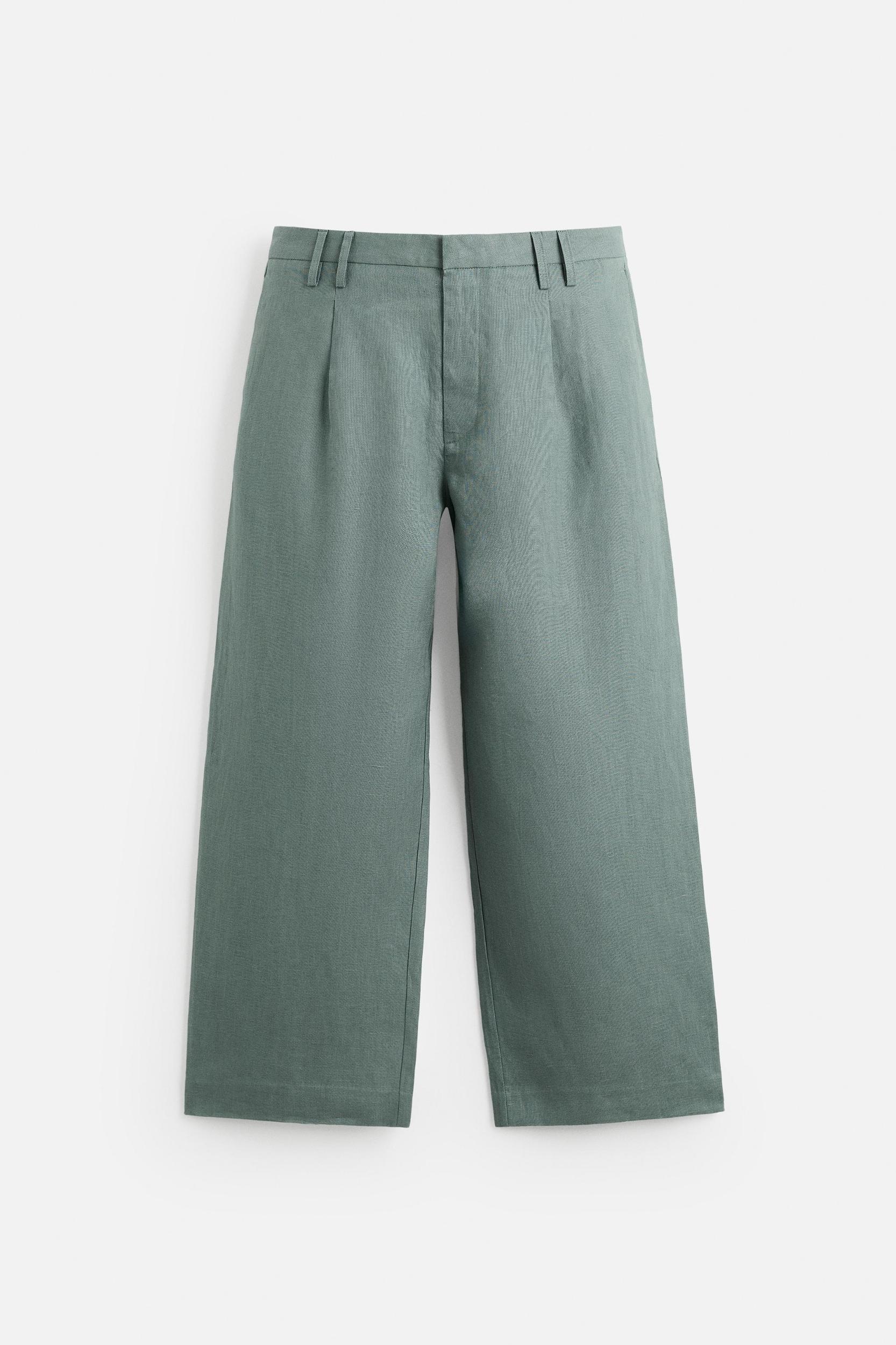 100% LINEN SUIT PANTS Product Image