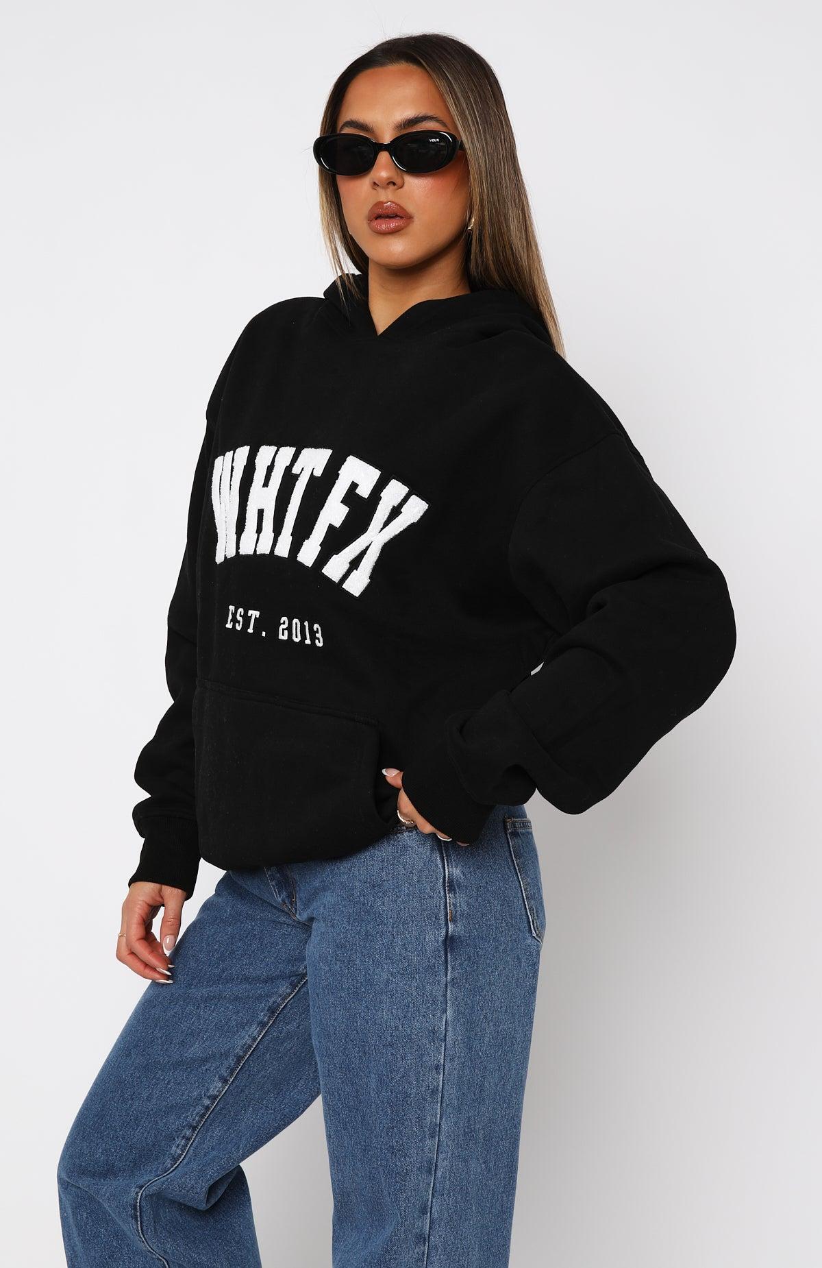 Give It Away Oversized Hoodie Black Product Image