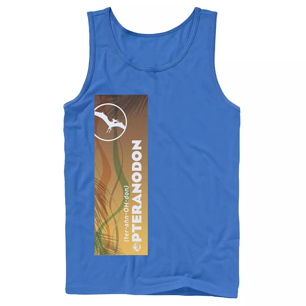 Men's Jurassic World Pteranodon Right Panel Tank Top,  Product Image