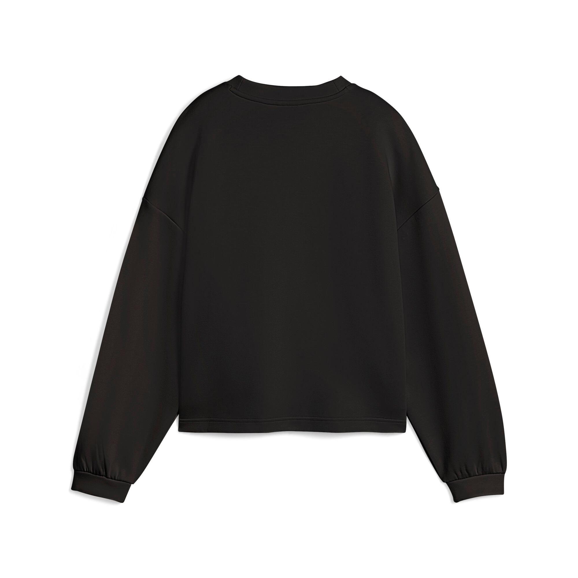 PUMA Wardrobe Essentials Women's Oversized Crew Neck Sweatshirt Product Image