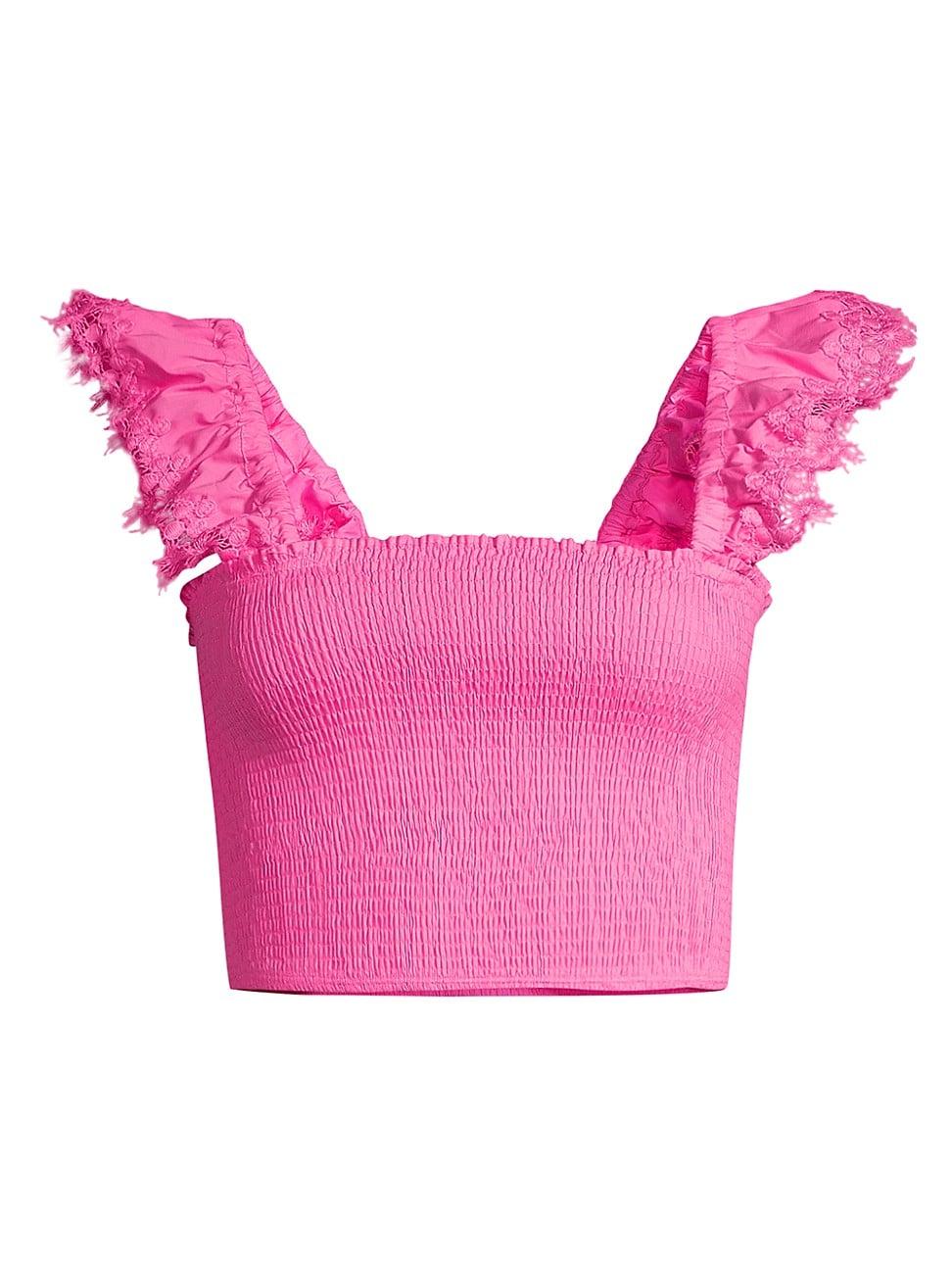 Womens Mariel Smocked Tank Top Product Image