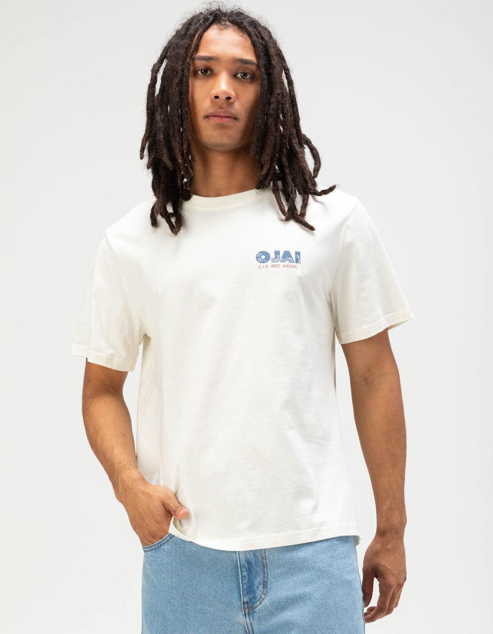 CONEY ISLAND PICNIC Ojai Club Mens Tee - WHITE Product Image