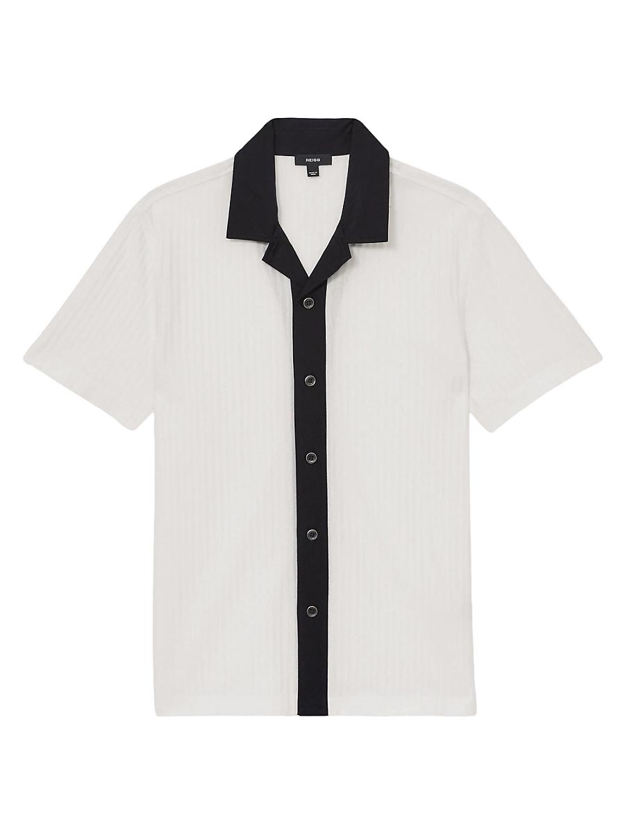 Mens Aster Contrast Trim Camp Shirt Product Image
