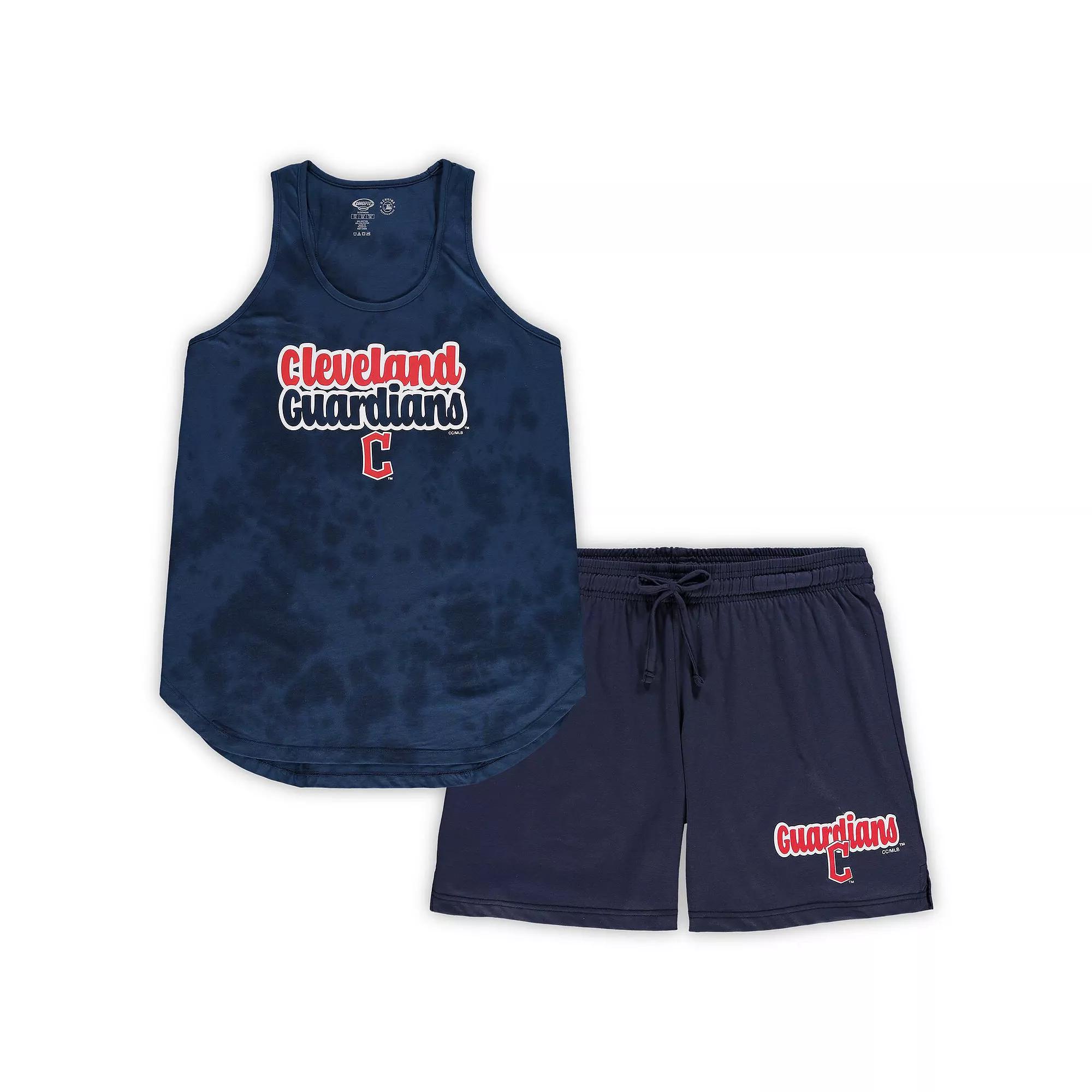 Women's Concepts Sport Navy Cleveland Guardians Plus  Product Image