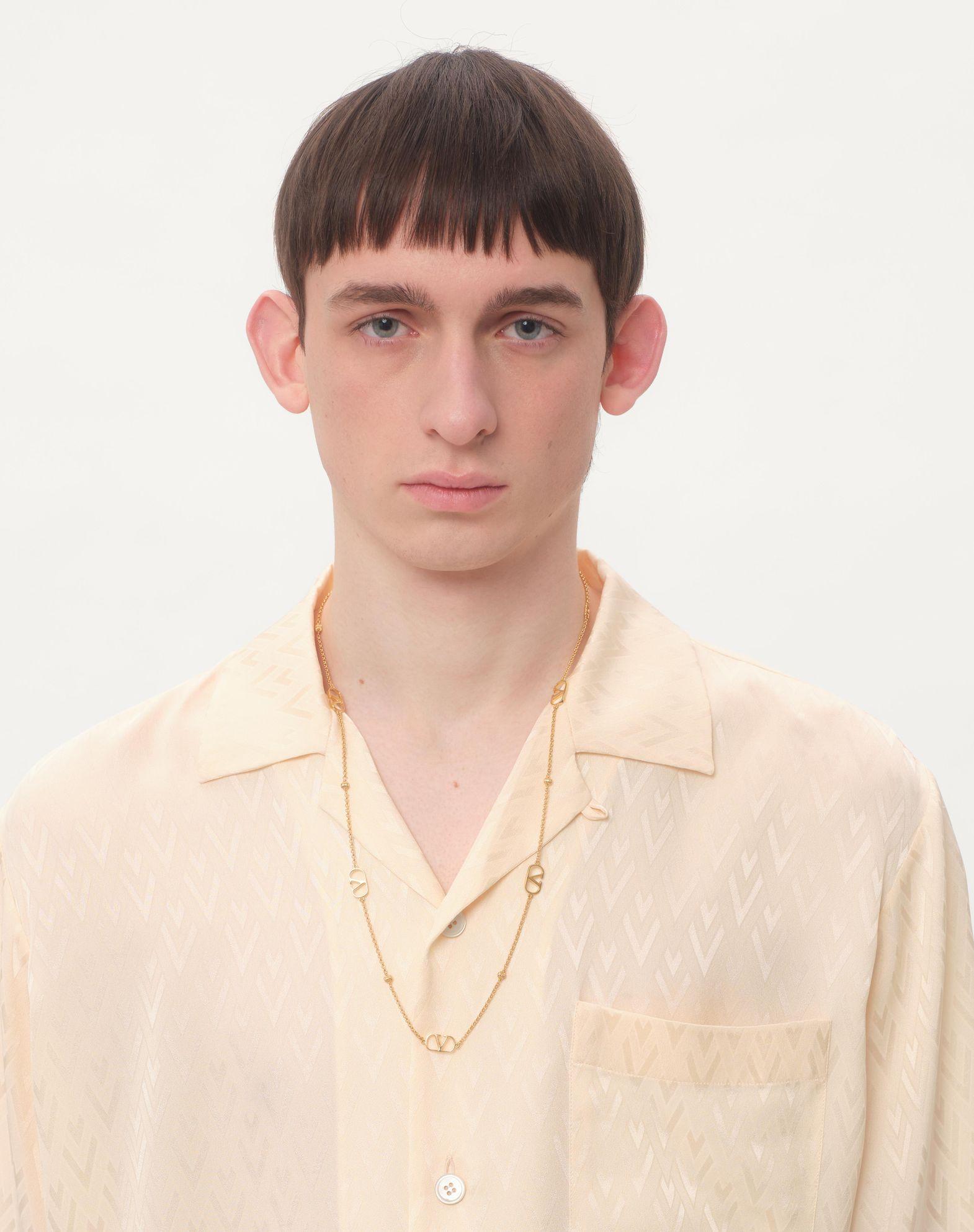 Vlogo Signature Metal Necklace Product Image