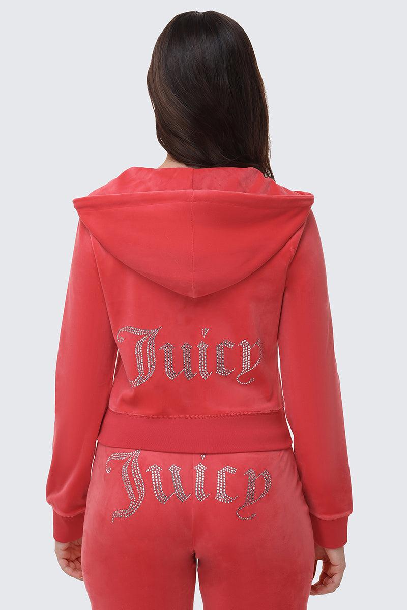 OG Big Bling Velour Hoodie Product Image