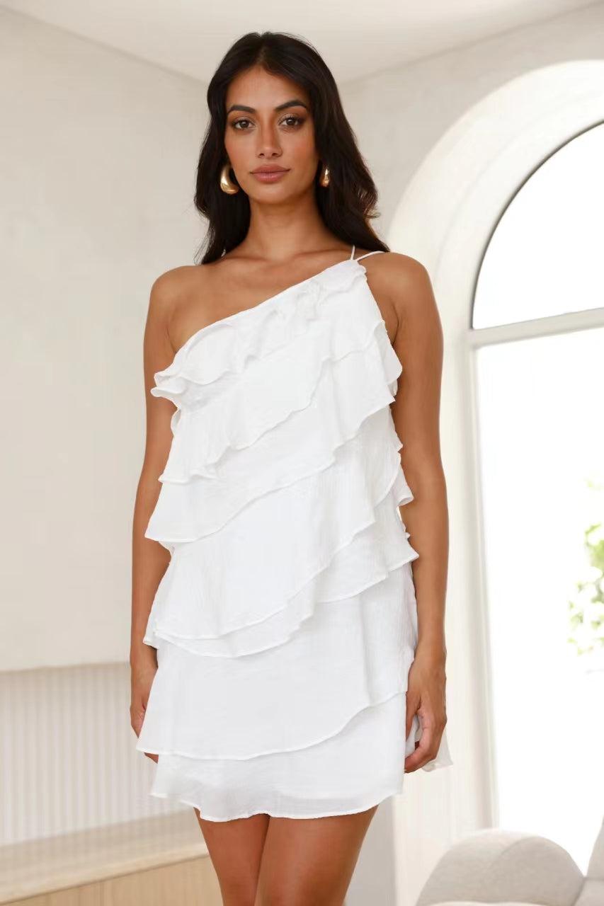 Want To Party Mini Dress White Product Image