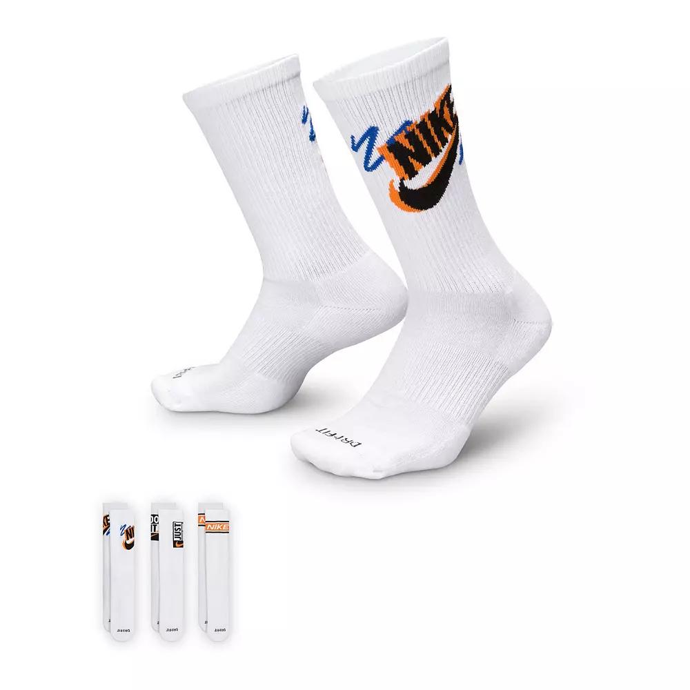 Men's Nike 3-Pack Everyday Plus Crew Socks,  Product Image