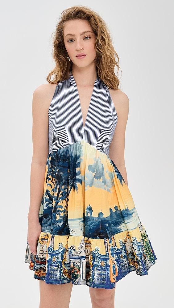 Camilla Ruffle Hem Halter Mini Dress | Shopbop Product Image
