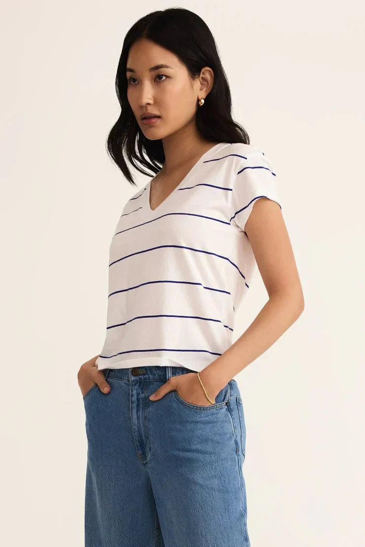 Z Supply Modern Striped Tee Oceanside Product Image