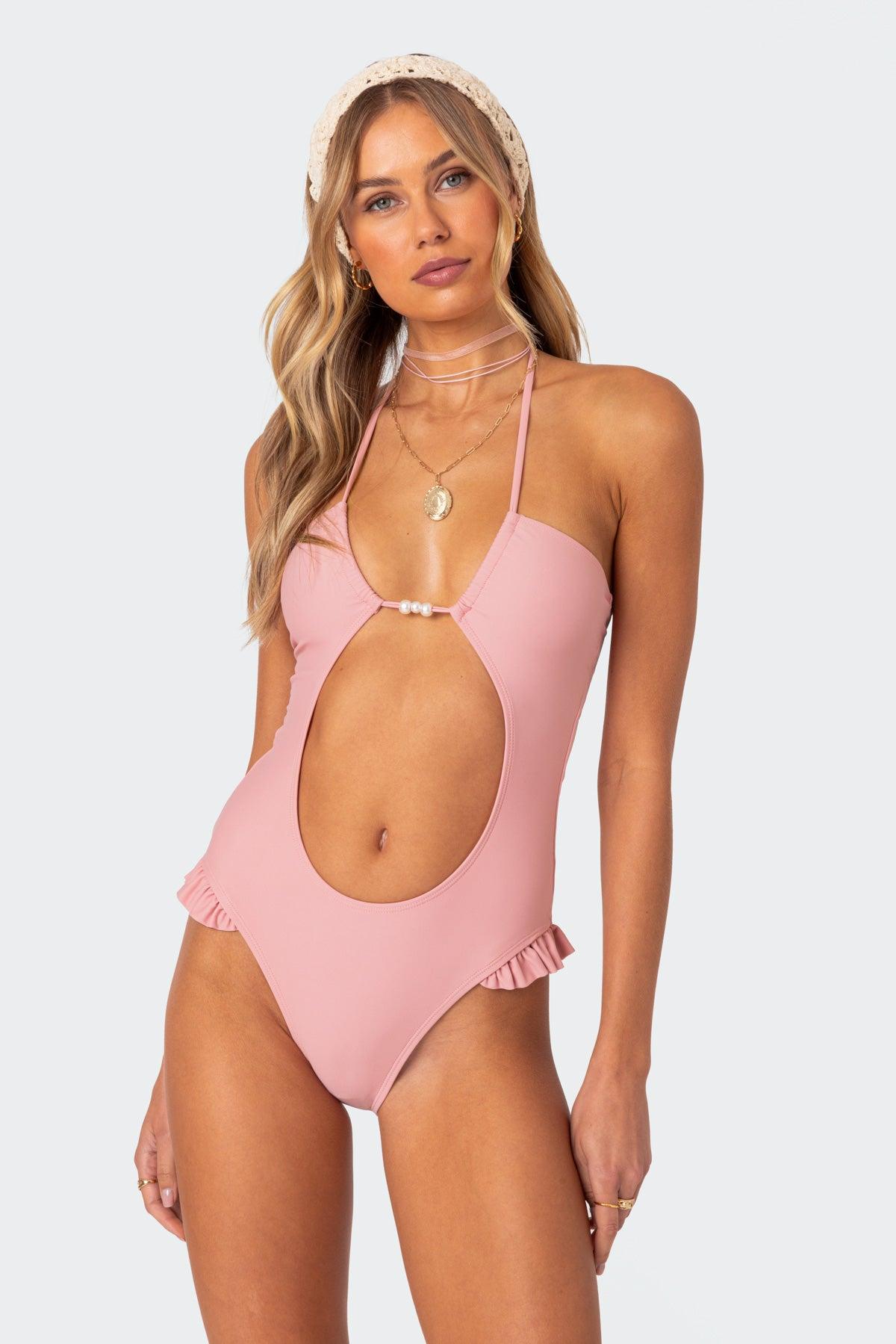 Nea Cut Out One Piece Swimsuit Product Image