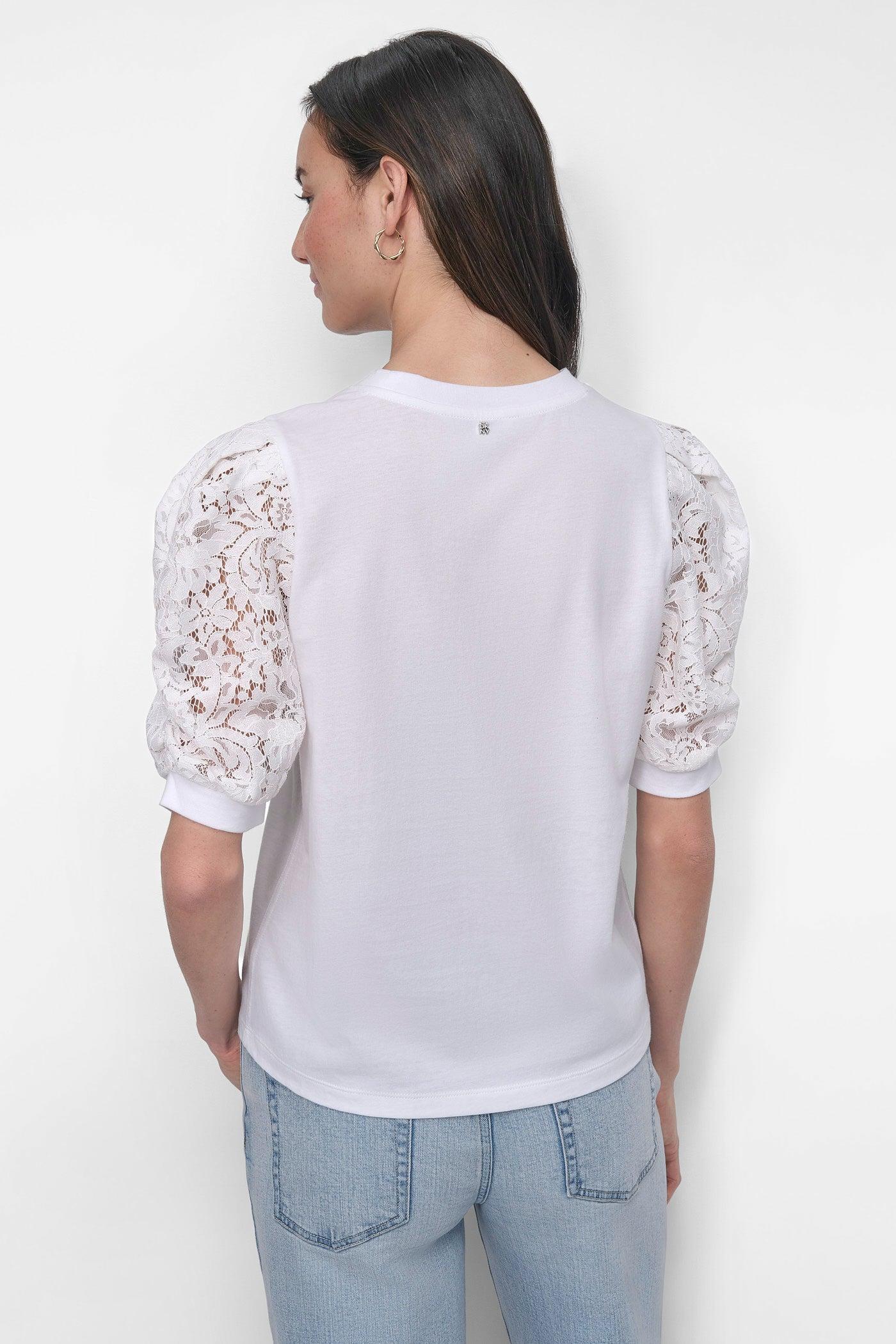 LACE-PANELED TEE Product Image