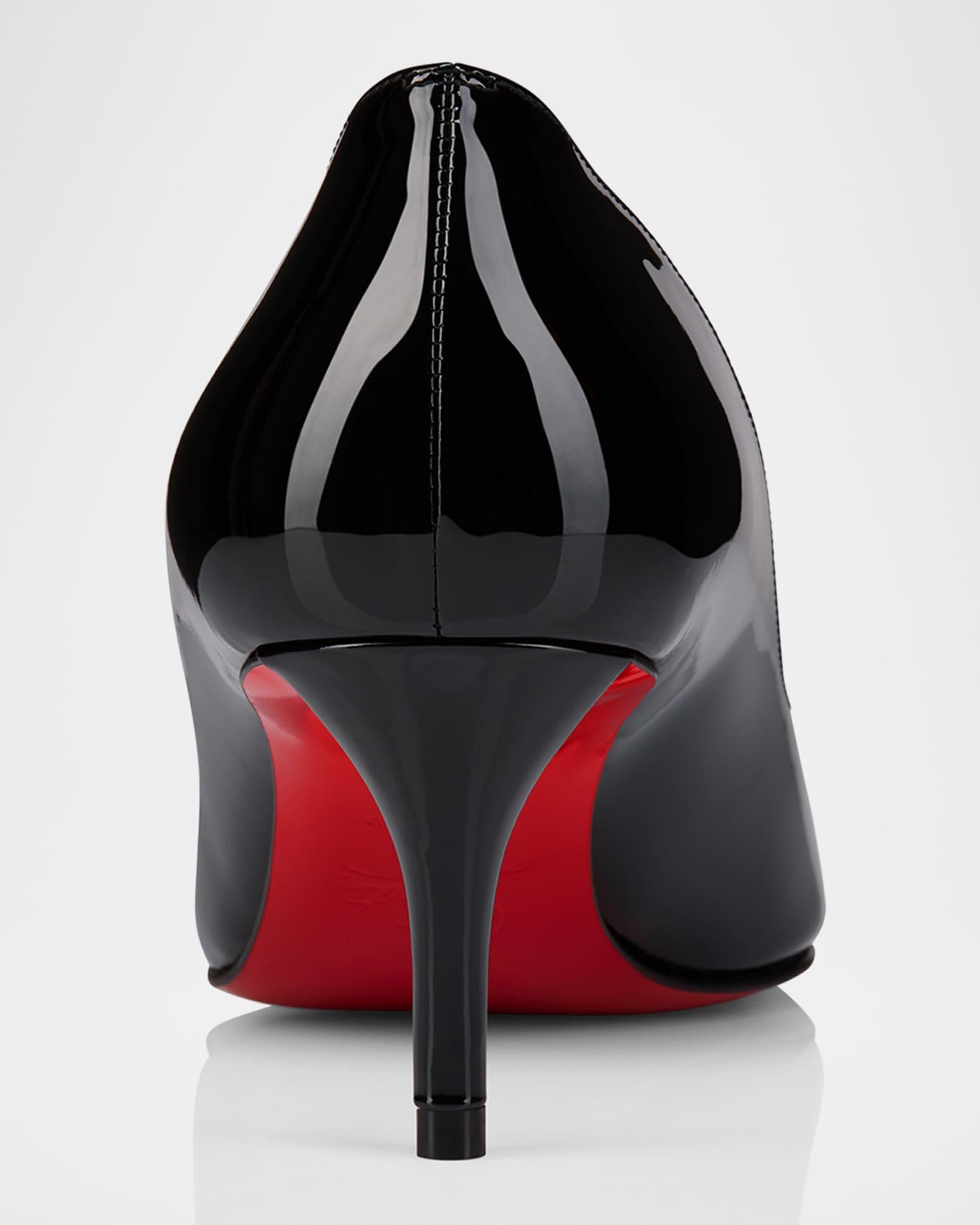 Miss Z Patent Red Sole Pumps Product Image