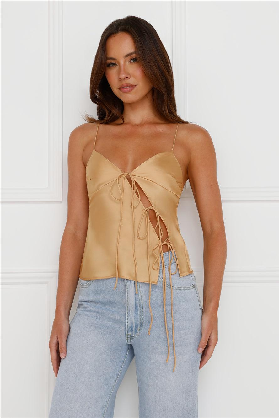 Mariah Cami Gold Product Image