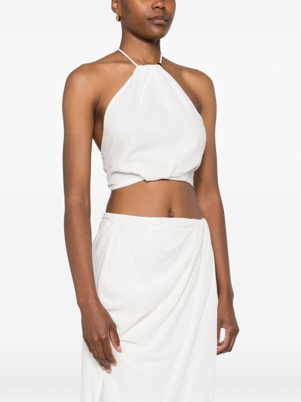 Azura halter-neck tie top Product Image