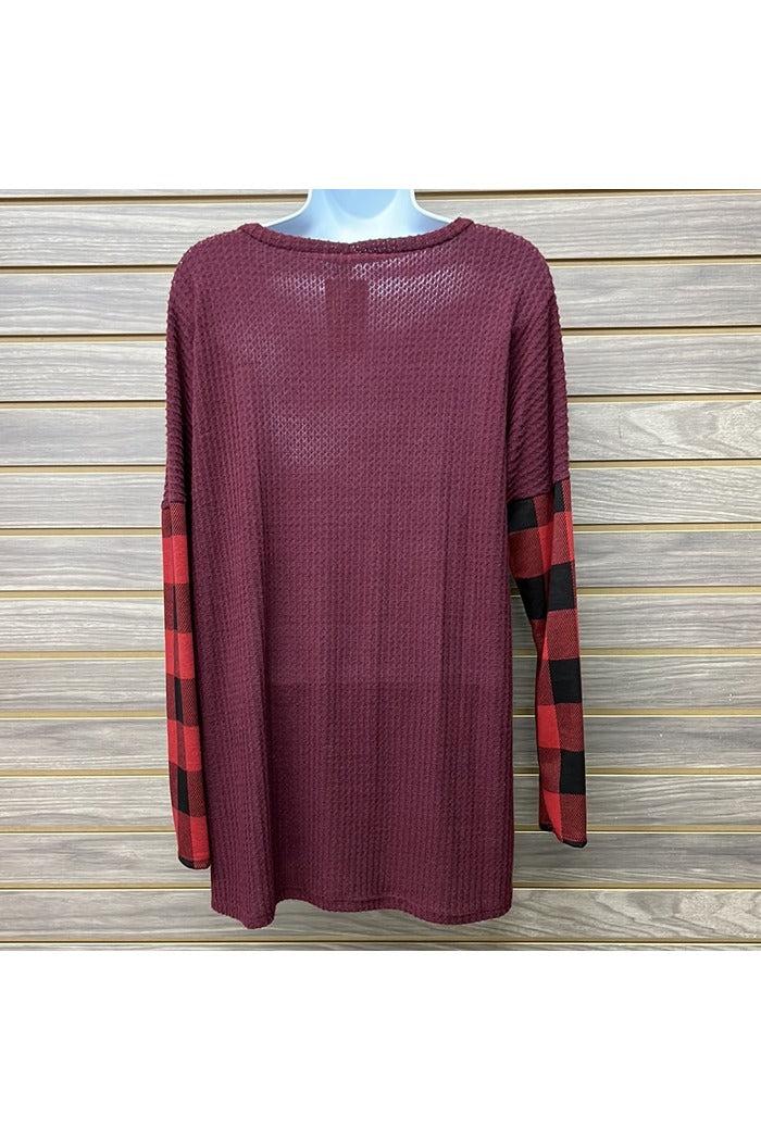 Plaid long sleeve Product Image