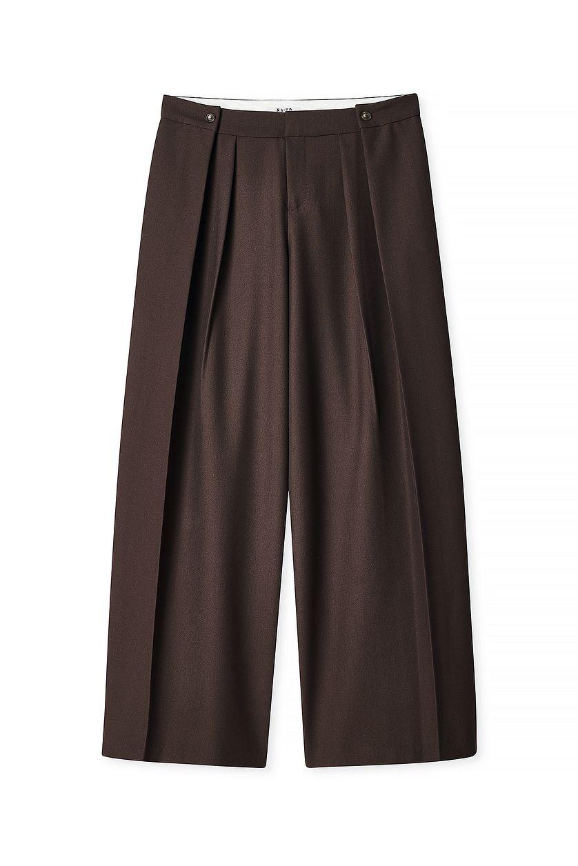 Mid Waist Suit Pants Product Image