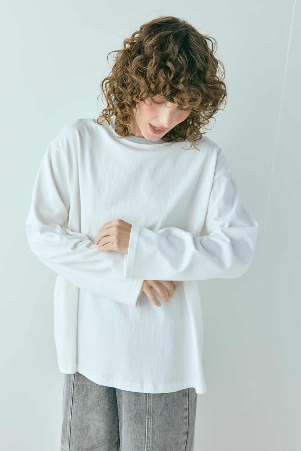 Willow Long Sleeve Tee White Product Image