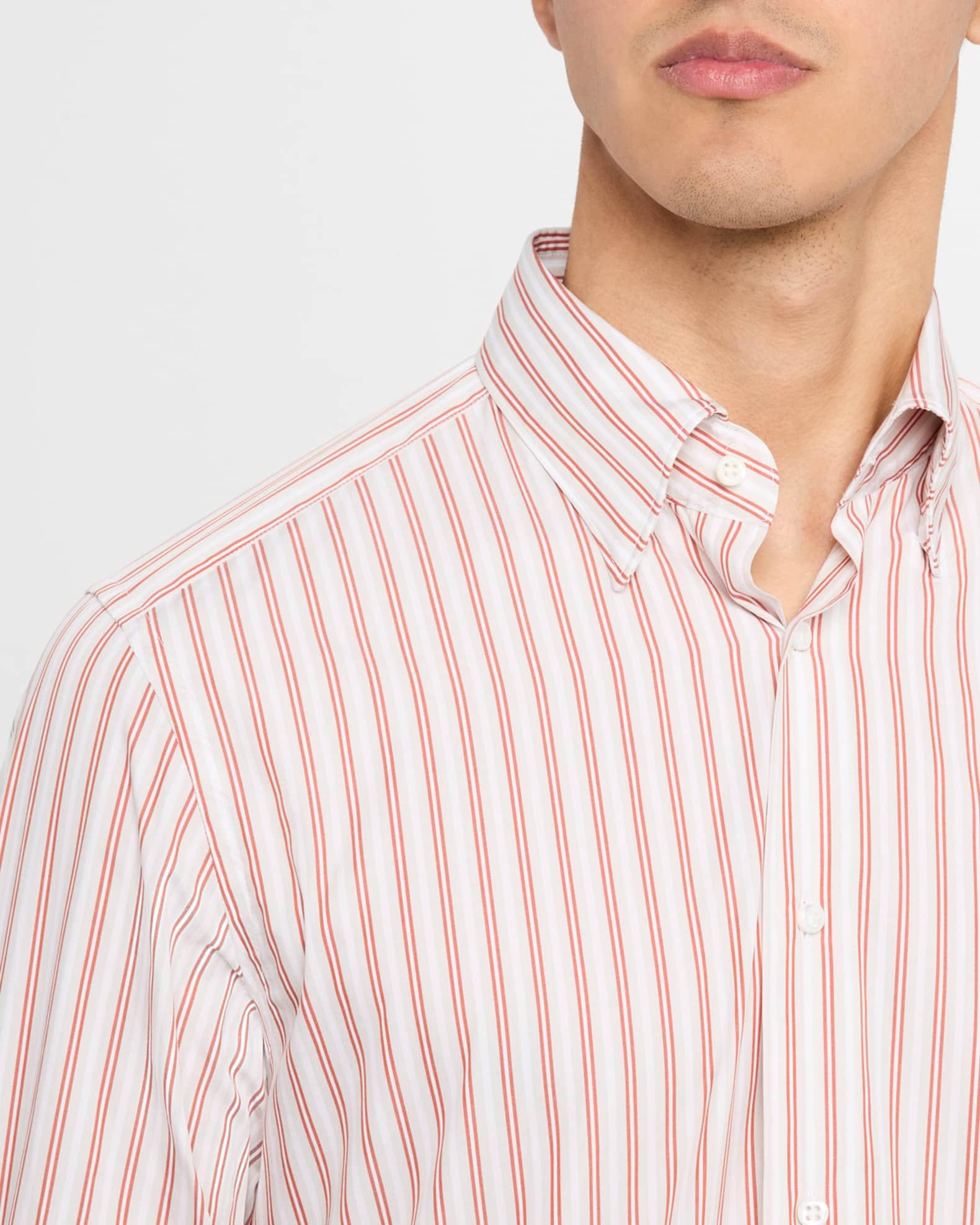 Men's Hays Cotton Stripe Dress Shirt Product Image