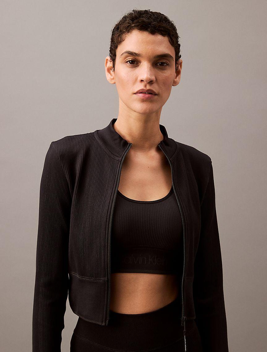 Rib Sport Cropped Jacket Product Image
