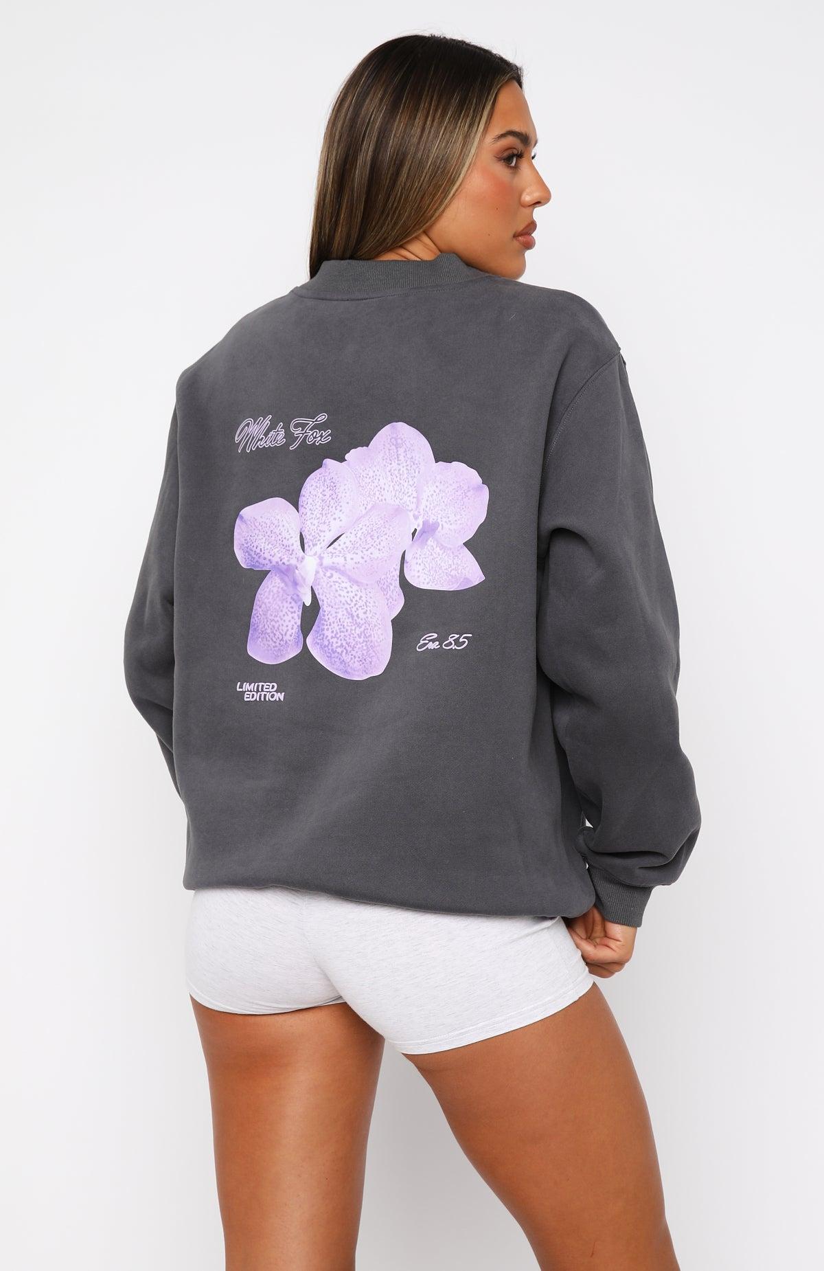 With Love Forever Oversized Sweater Volcanic Product Image