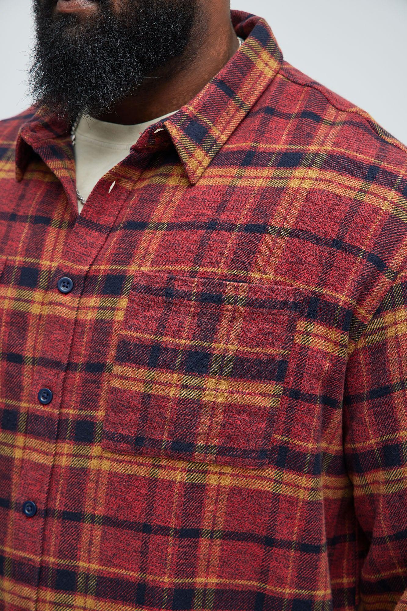 Yuill Plaid Flannel Shirt - Multi Color Male Product Image