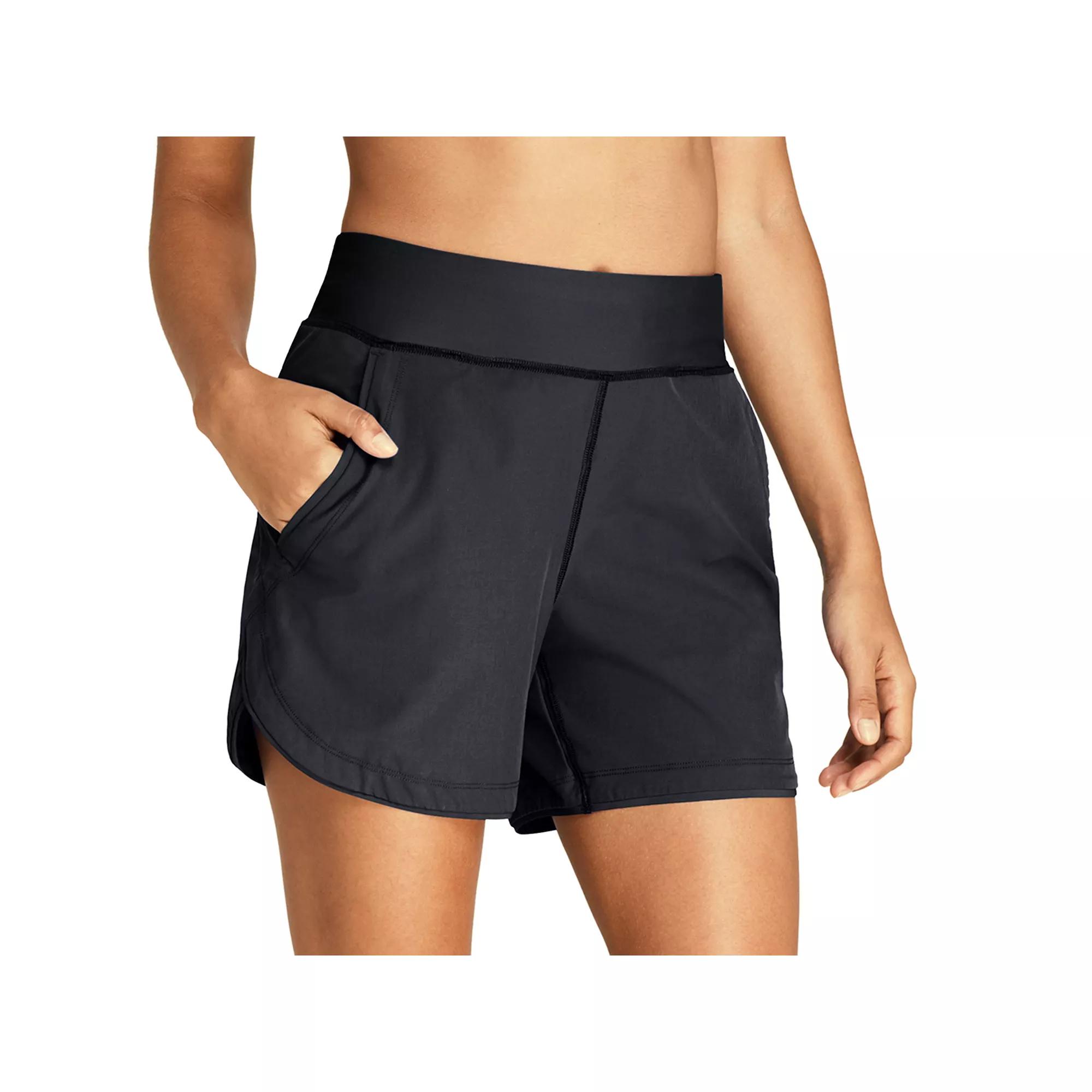 Women's Lands' End 5" Quick Dry Board Shorts Swim Cover-up,  Product Image