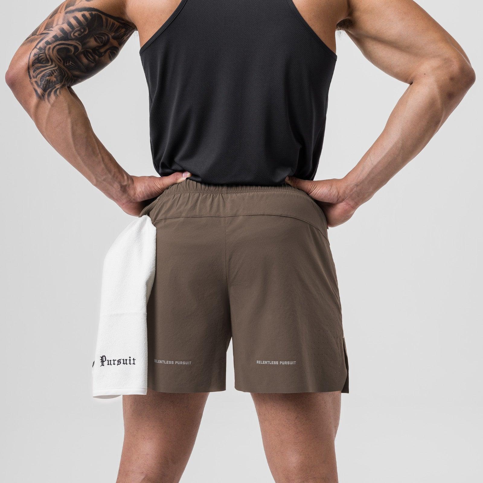 0737. Ripstop 6" Perforated Short - Olive Male Product Image