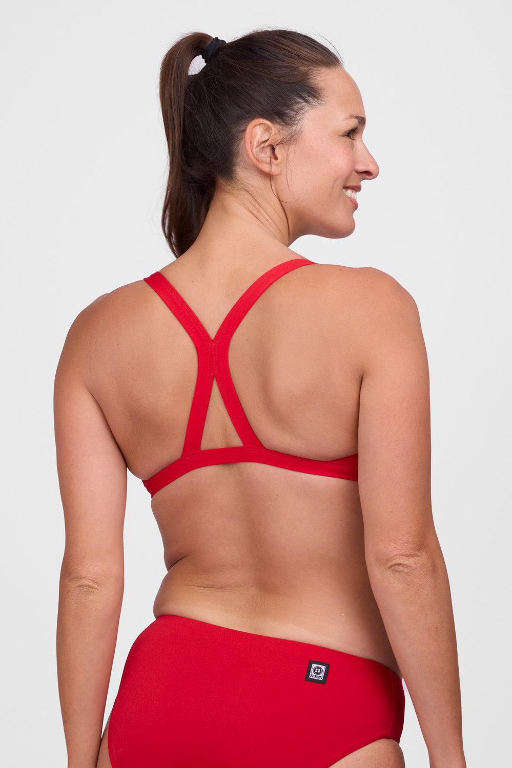 Kathleen Bikini Top - Red Female Product Image