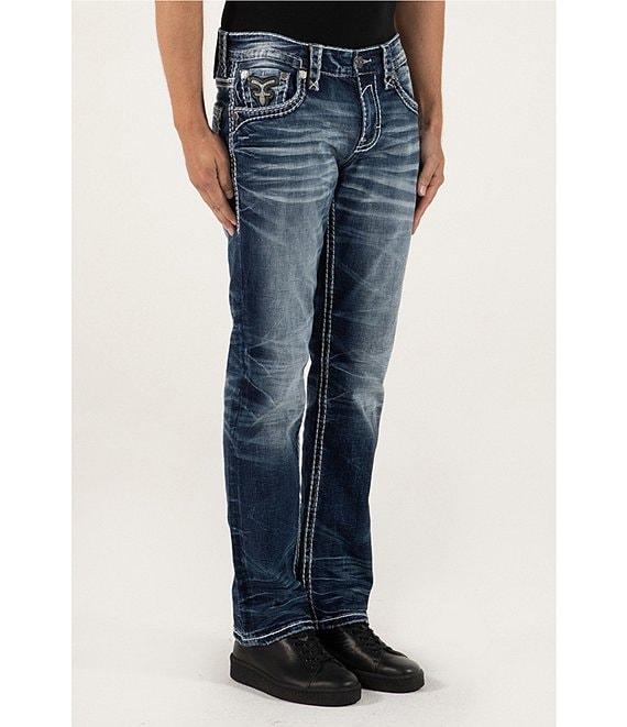 Rock Revival Edmund Straight-Leg #double;A#double; American Pride Jeans Product Image