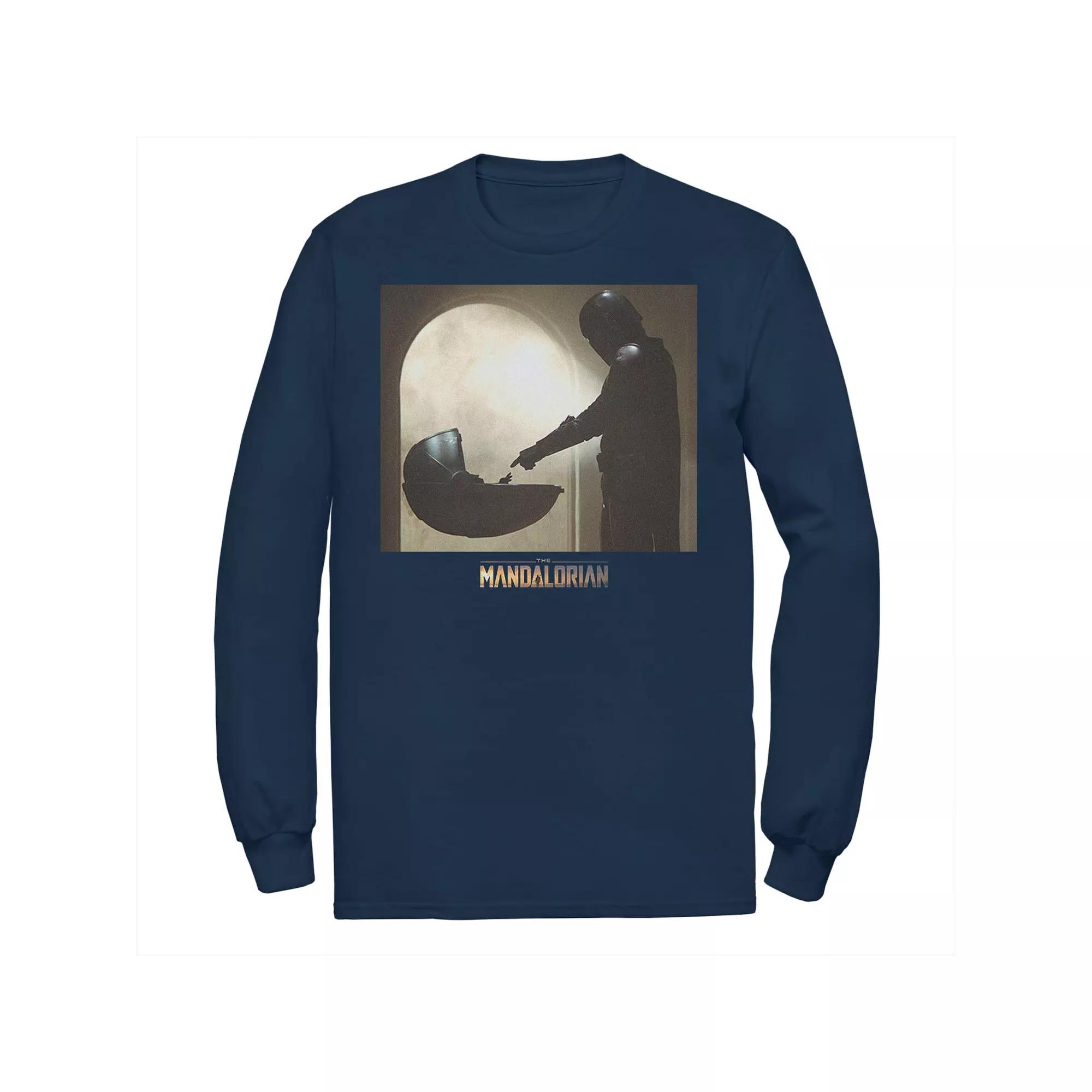 Men's Star Wars The Mandalorian The Child Scene Logo Tee,  Product Image