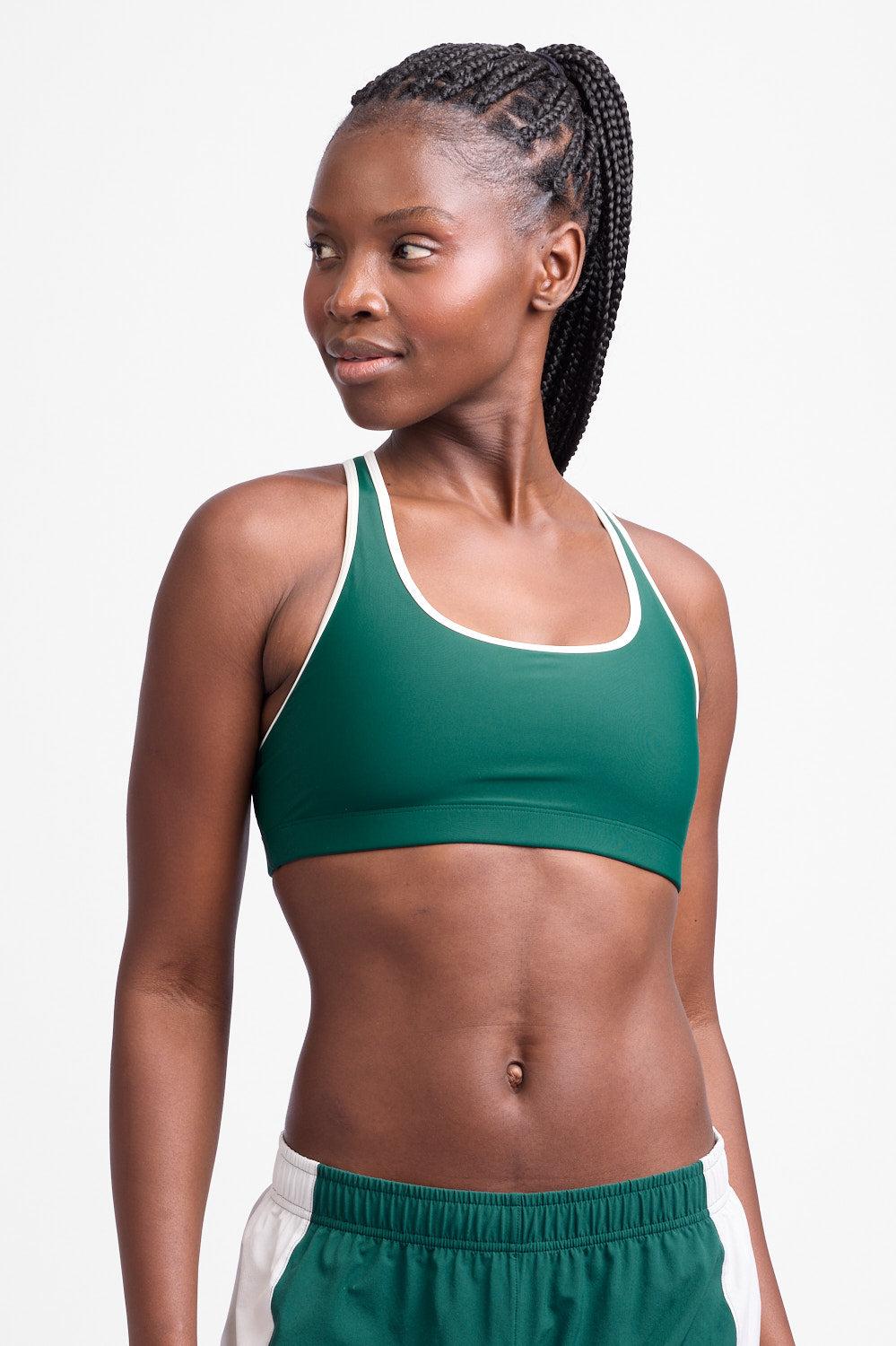 Molly Sports Bra - Basil Contrast Female Product Image
