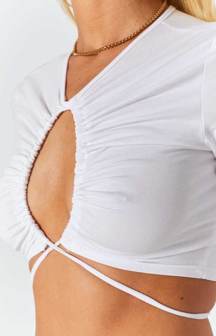 Serena Crop Top White Product Image