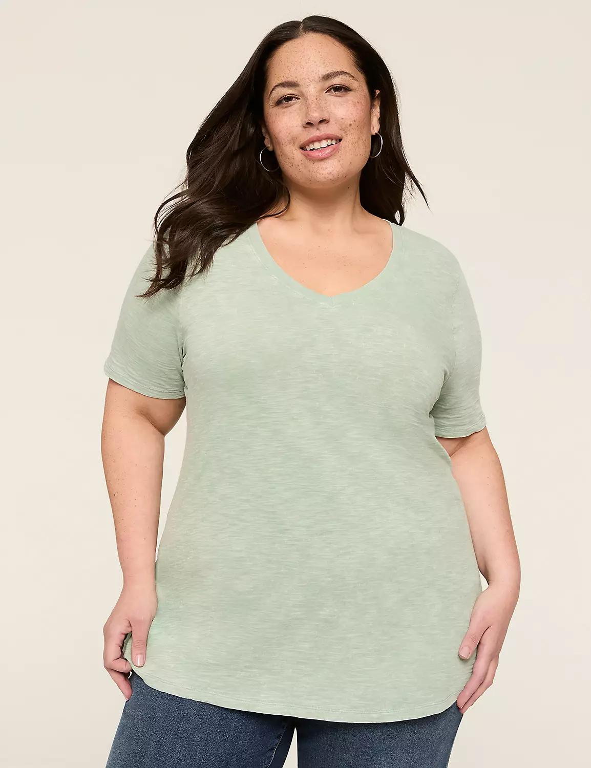 Perfect Sleeve V-Neck Tee Product Image