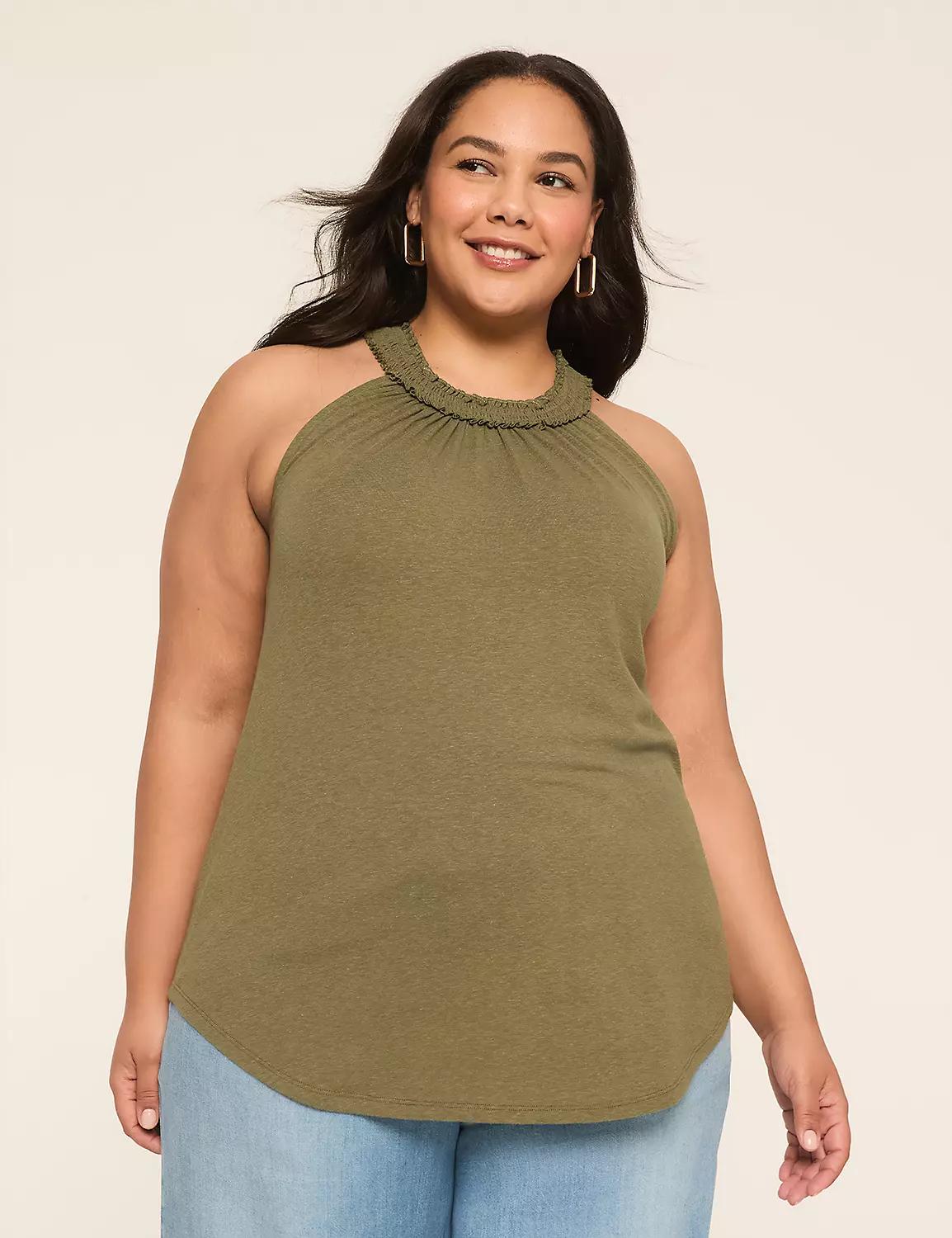 Smocked Halter Top Product Image