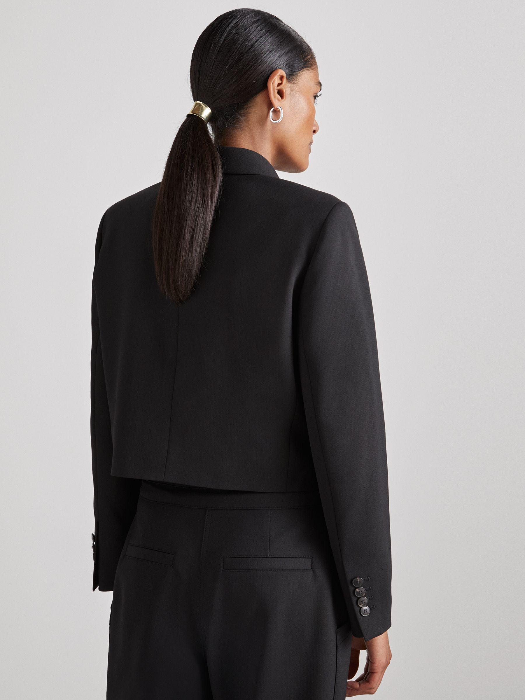 Atelier Cropped Blazer in Black Product Image