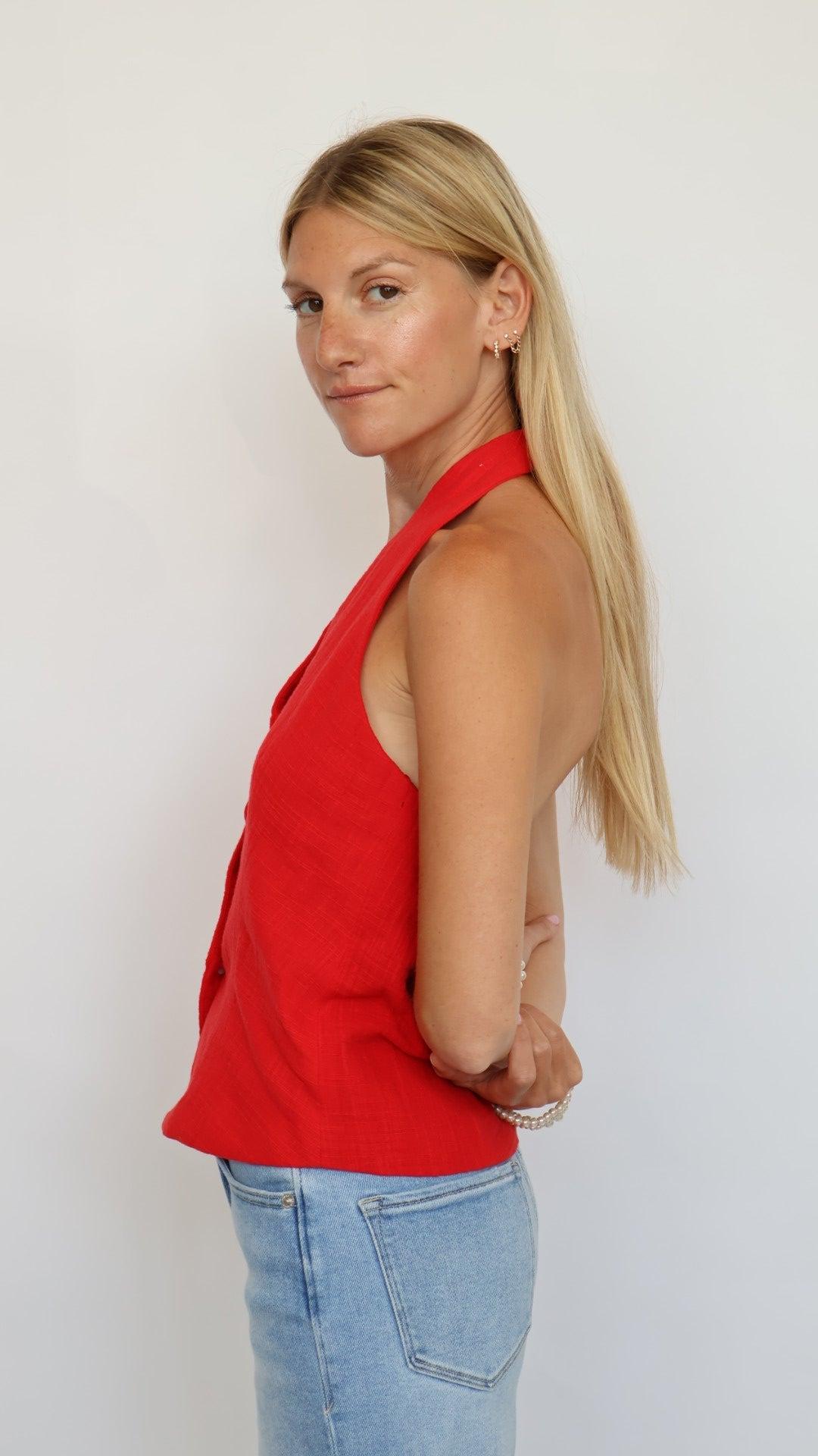 Celeste Halter Neck Vest Product Image