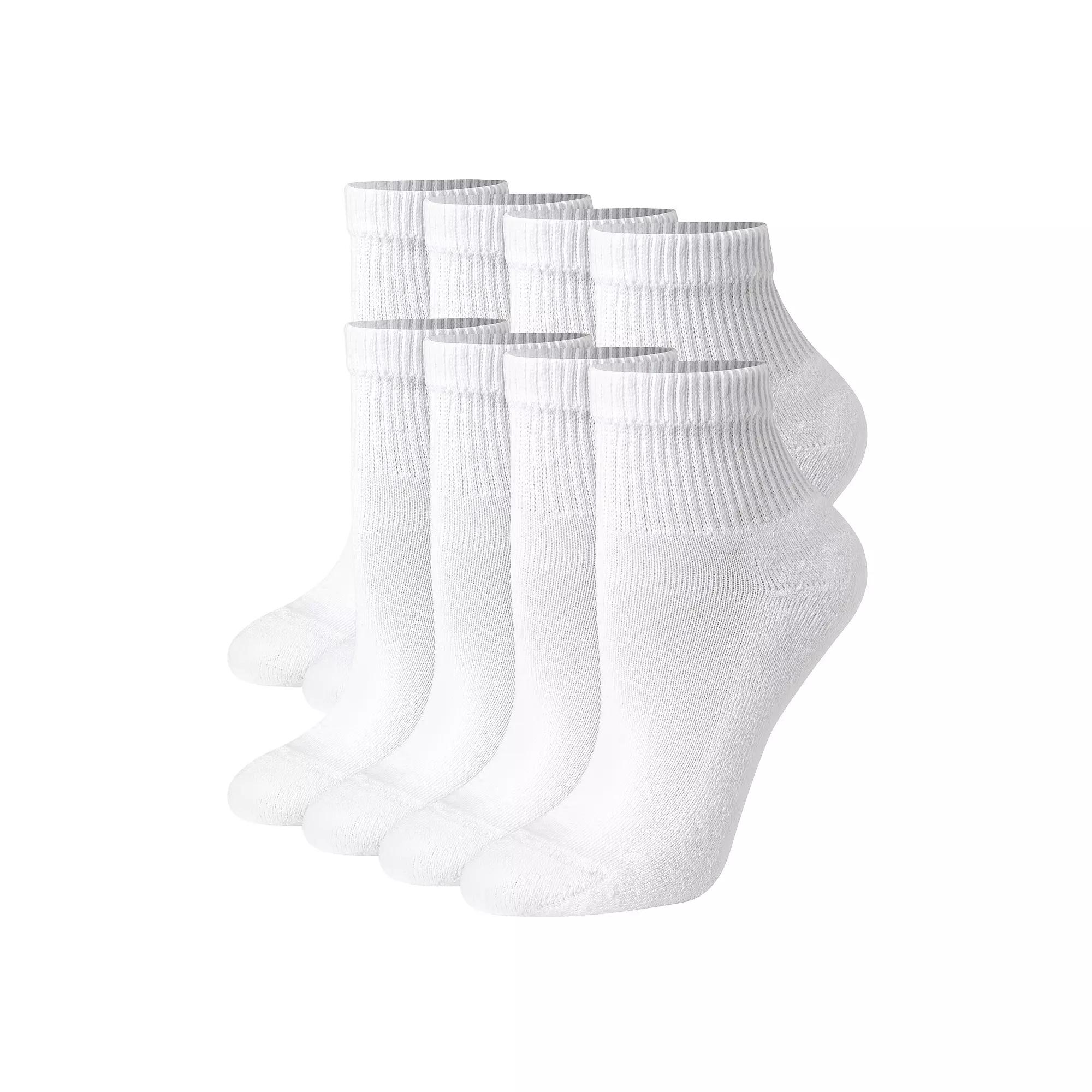 Women's Hanes® 8 Pairs Ultimate Cushioned Ankle Socks - HWUCA8,  Product Image