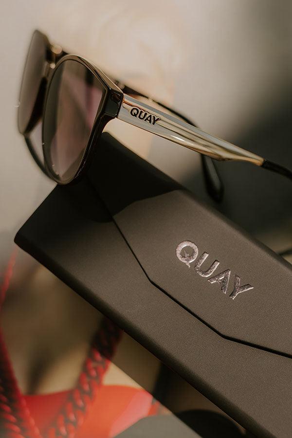 Quay Date Night Sunnies in Black Product Image