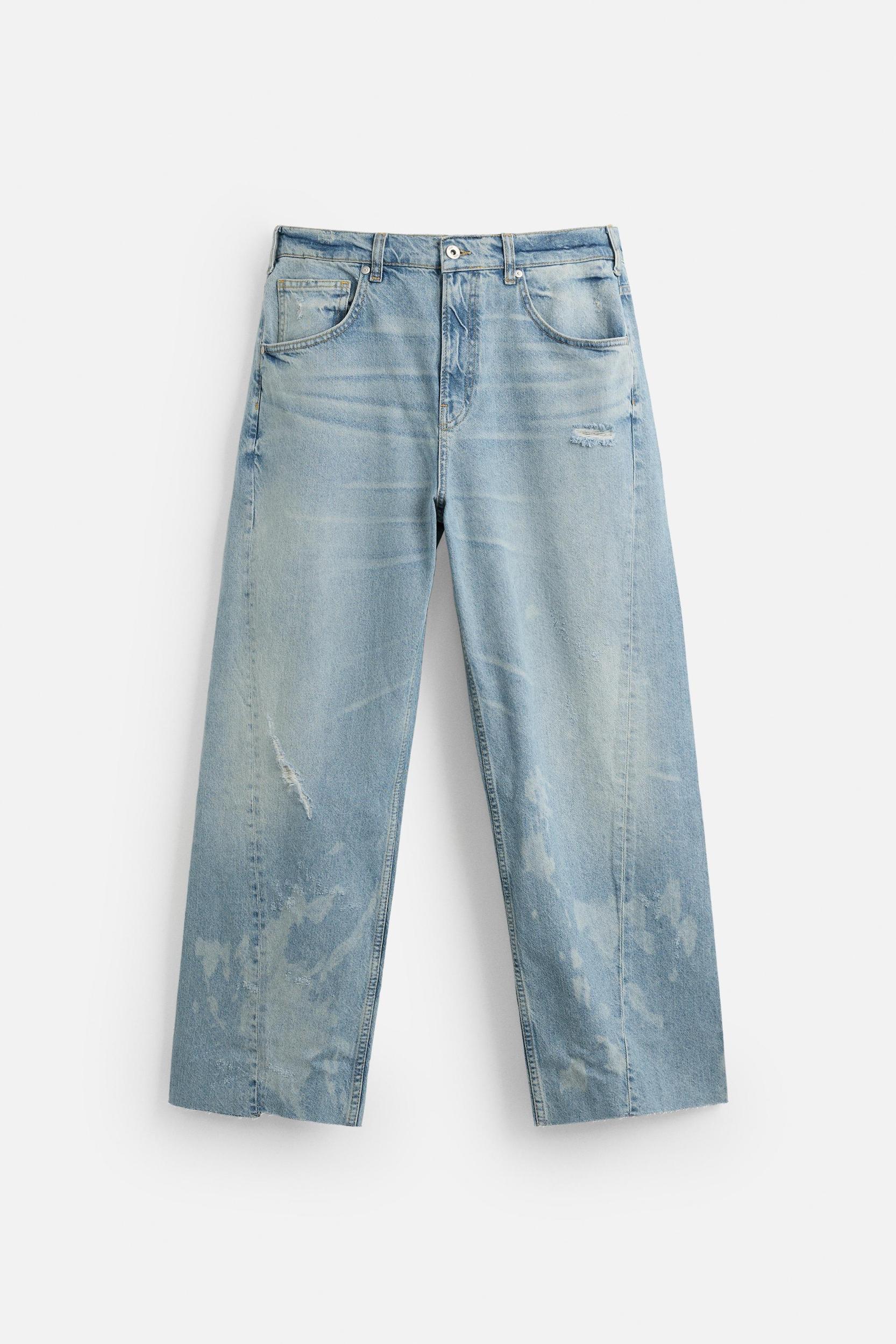 SEAMED BAGGY FIT JEANS Product Image
