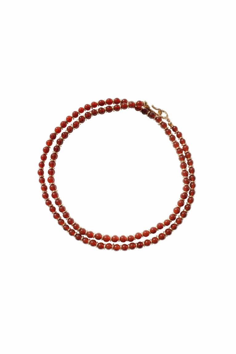 Long Beaded Necklace - Red Product Image