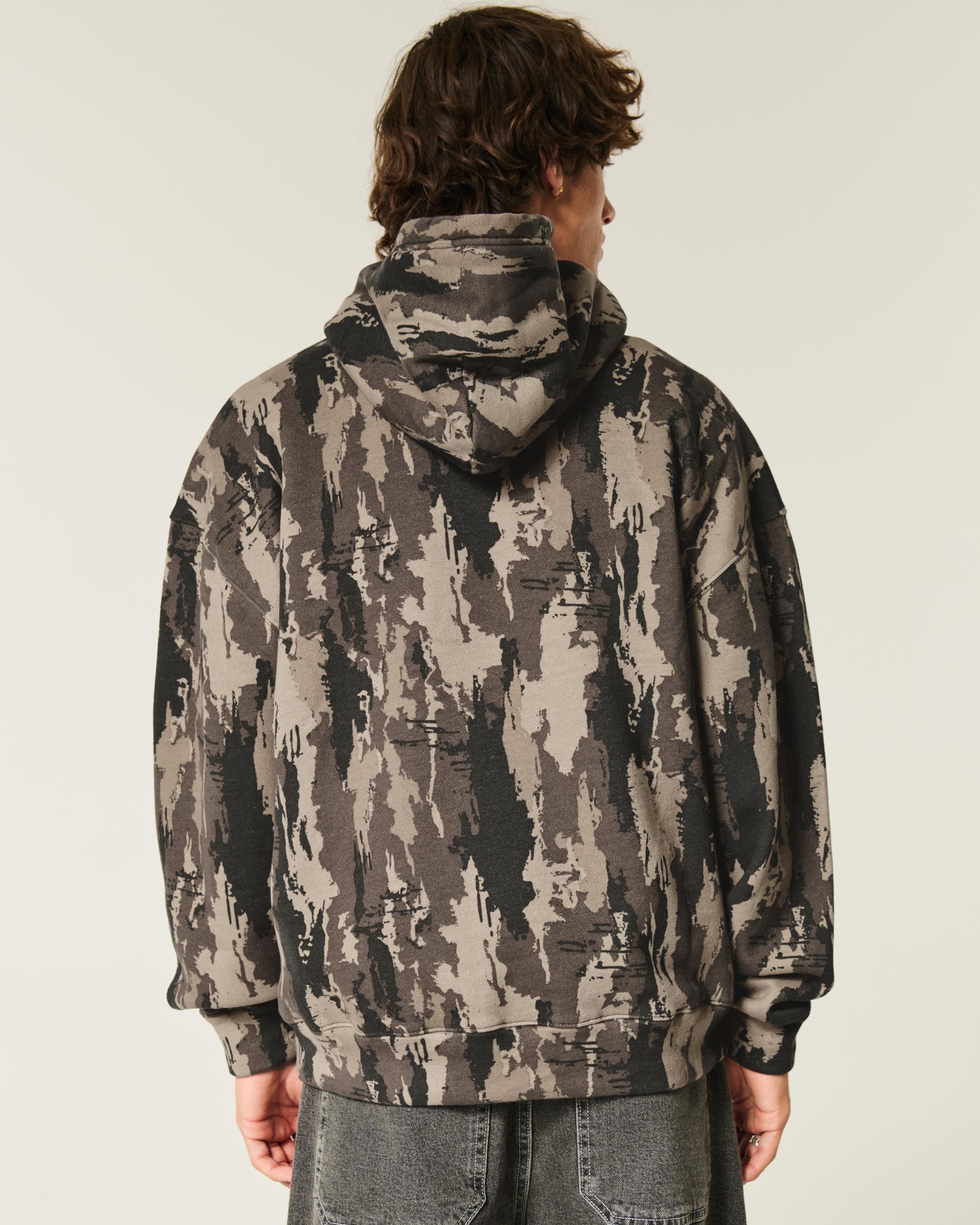 Boxy Camo Hoodie Product Image