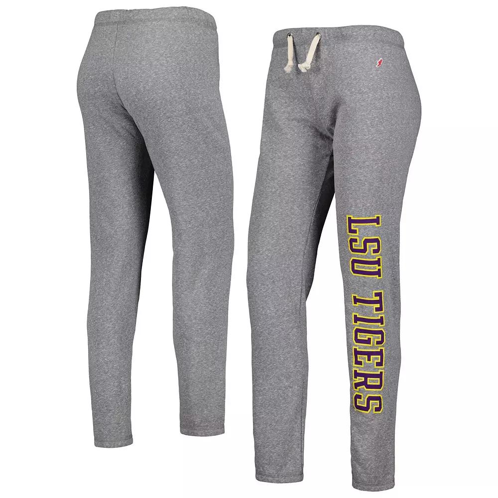 Women's League Collegiate Wear Heather Gray LSU Tigers Victory Springs Tri-Blend Jogger Pants,  Product Image