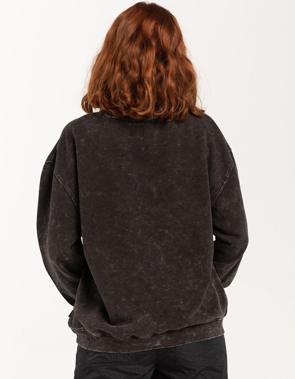 FIVESTAR GENERAL CO. Mexico City Womens Boyfriend Crewneck Sweatshirt - BLACK Product Image