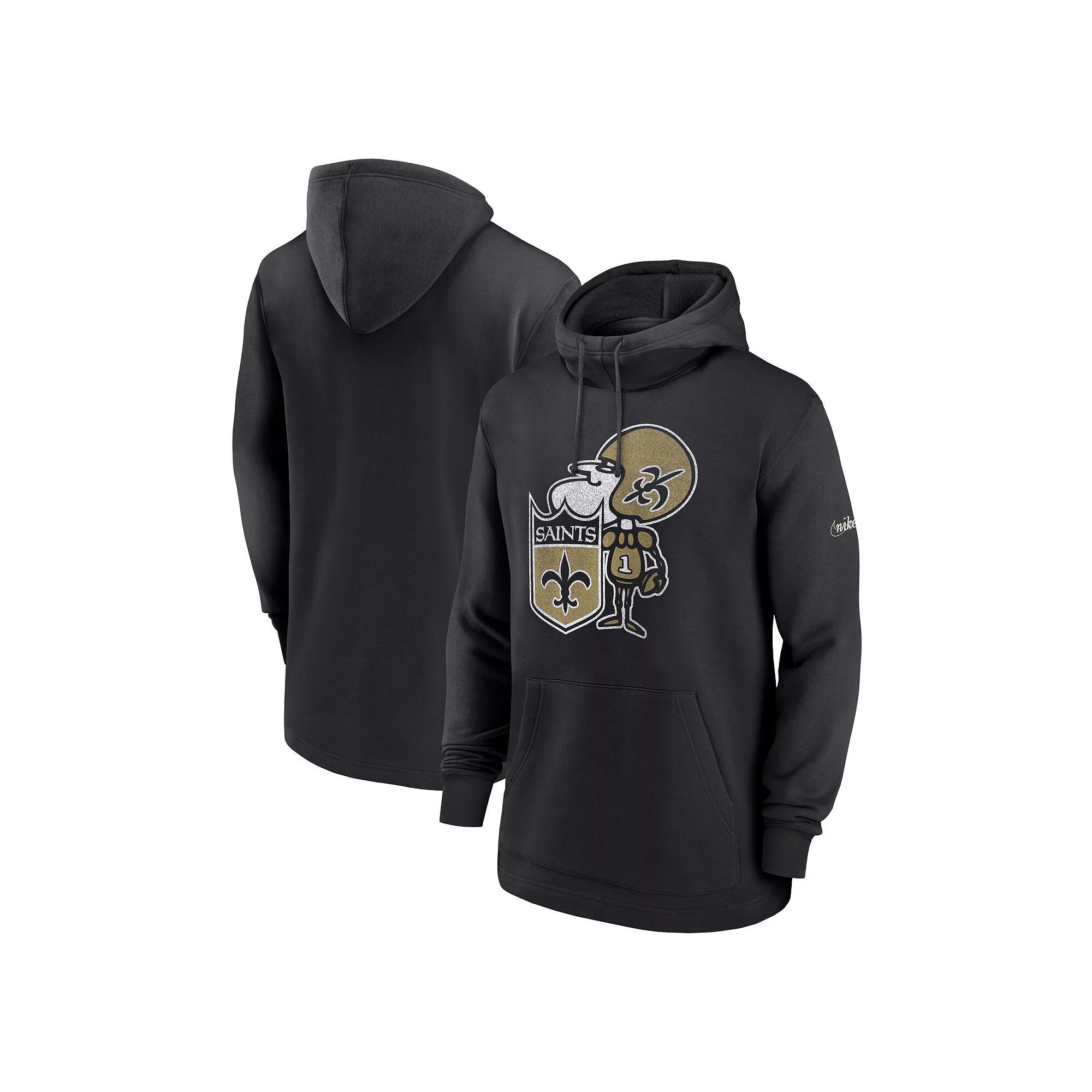 Men's Nike Black New Orleans Saints Classic Pullover Hoodie,  Product Image
