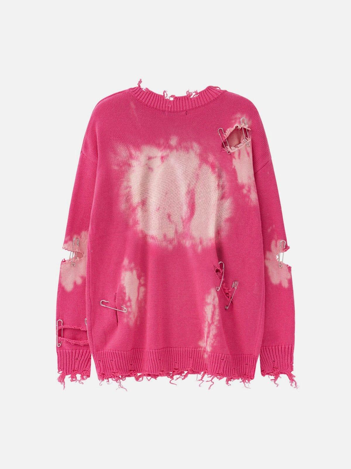 Aelfric Eden Paperclip Broken Design Knit Sweater Product Image