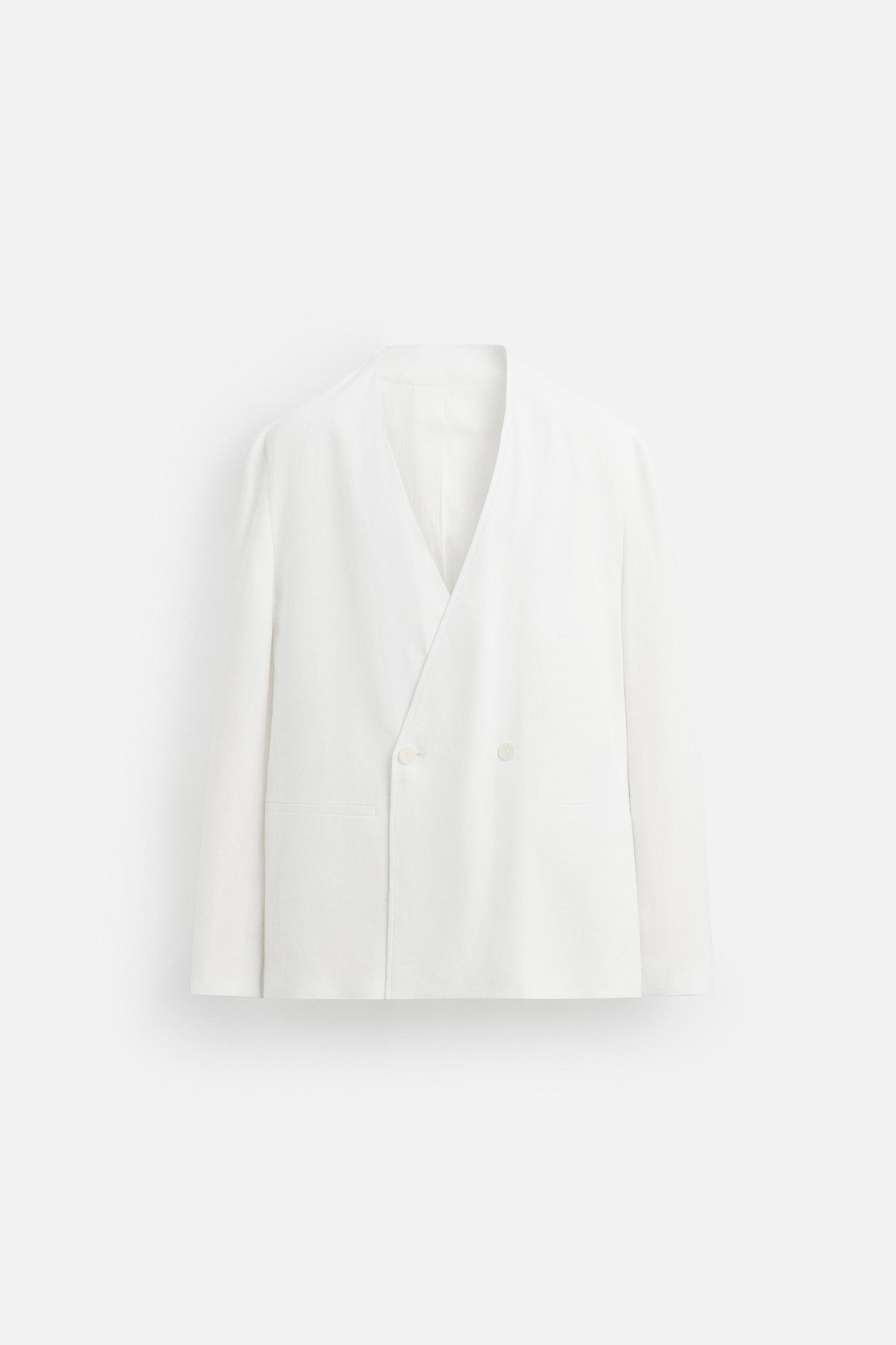 100% LINEN SUIT BLAZER Product Image