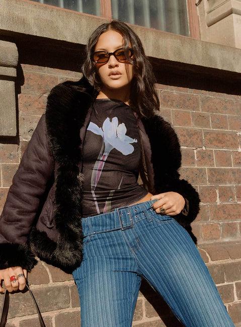 Graciel Penny Lane Jacket Chocolate Product Image