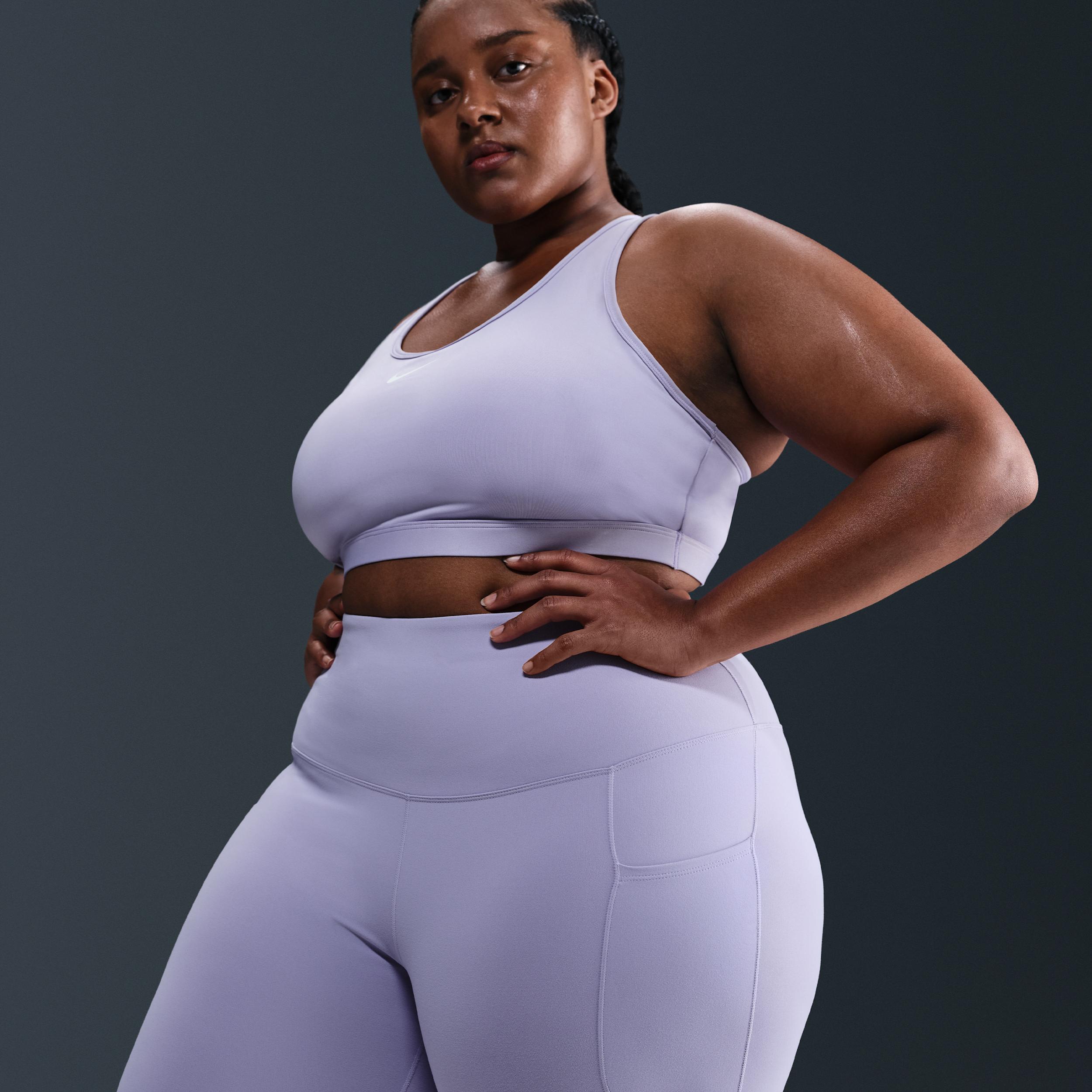 Nike Women's One High-Waisted 8" Biker Shorts with Pockets (Plus Size) Product Image