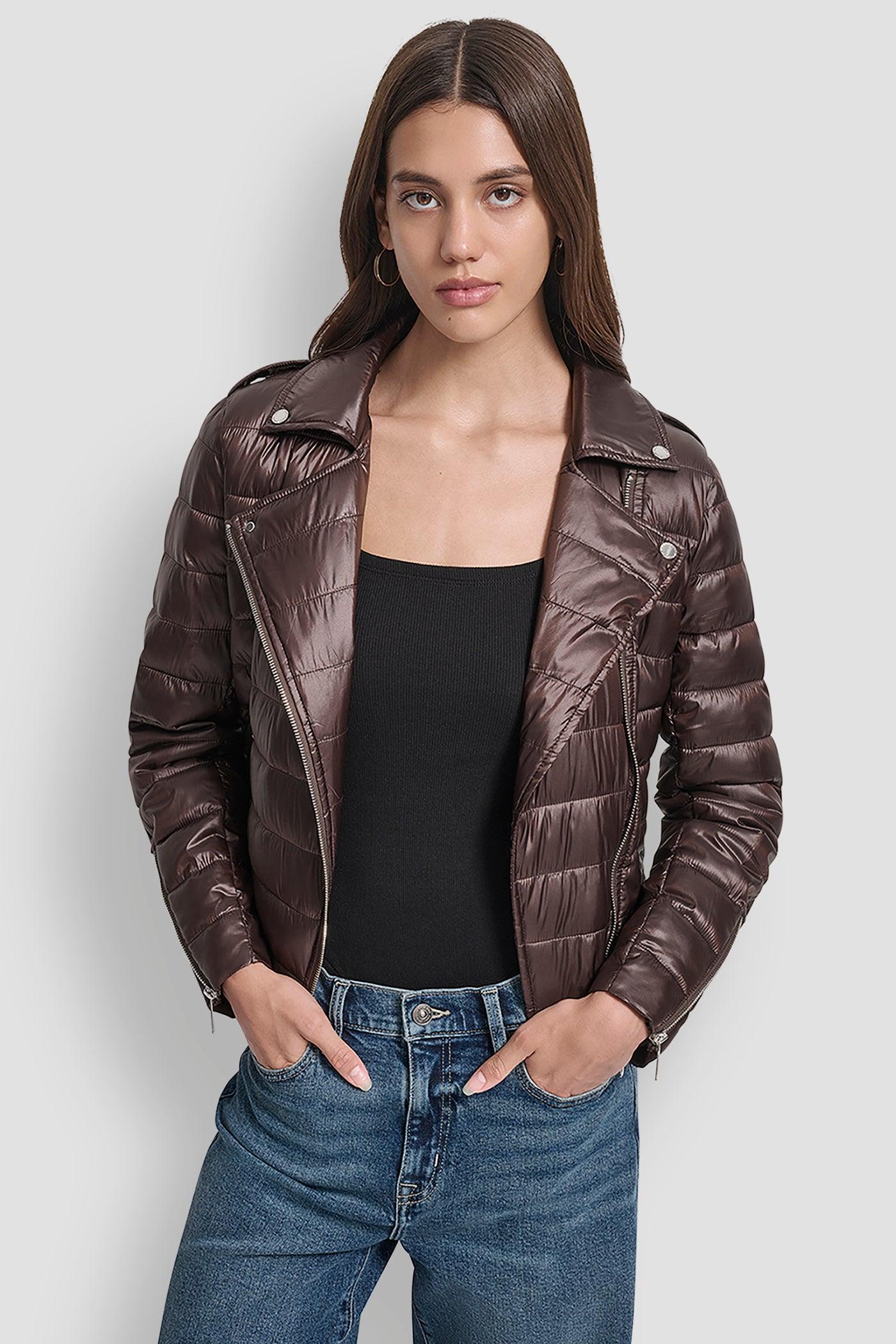 MOTO-STYLE PUFFER JACKET Product Image